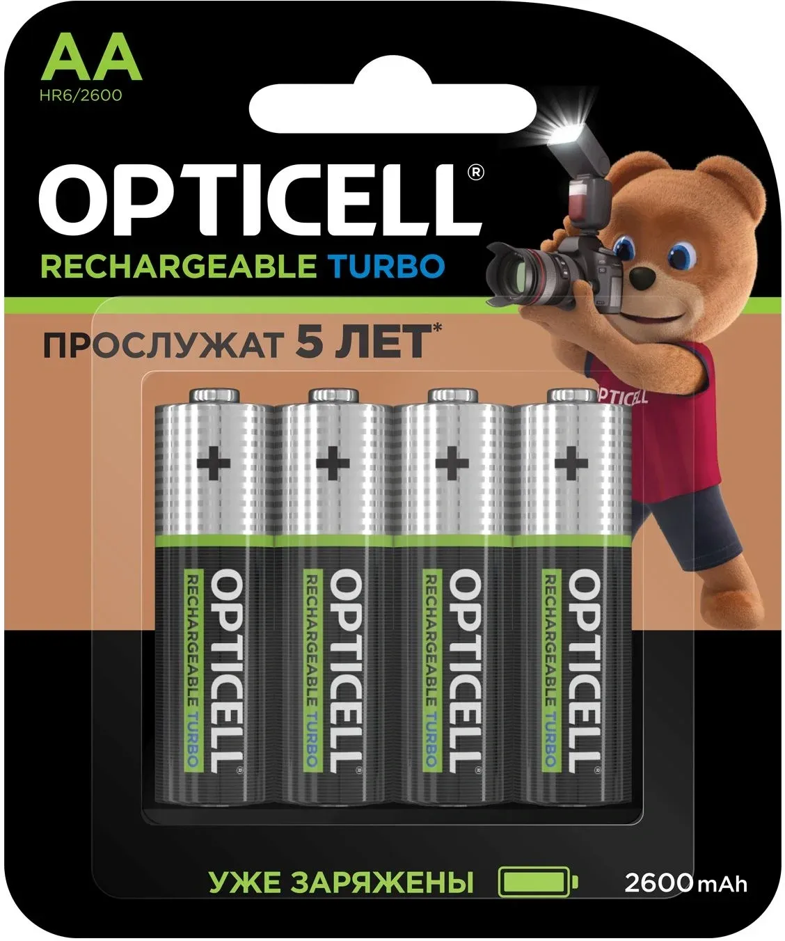 Аккумуляторы и зарядные устройства OPTICELL 6080002 - фото 1