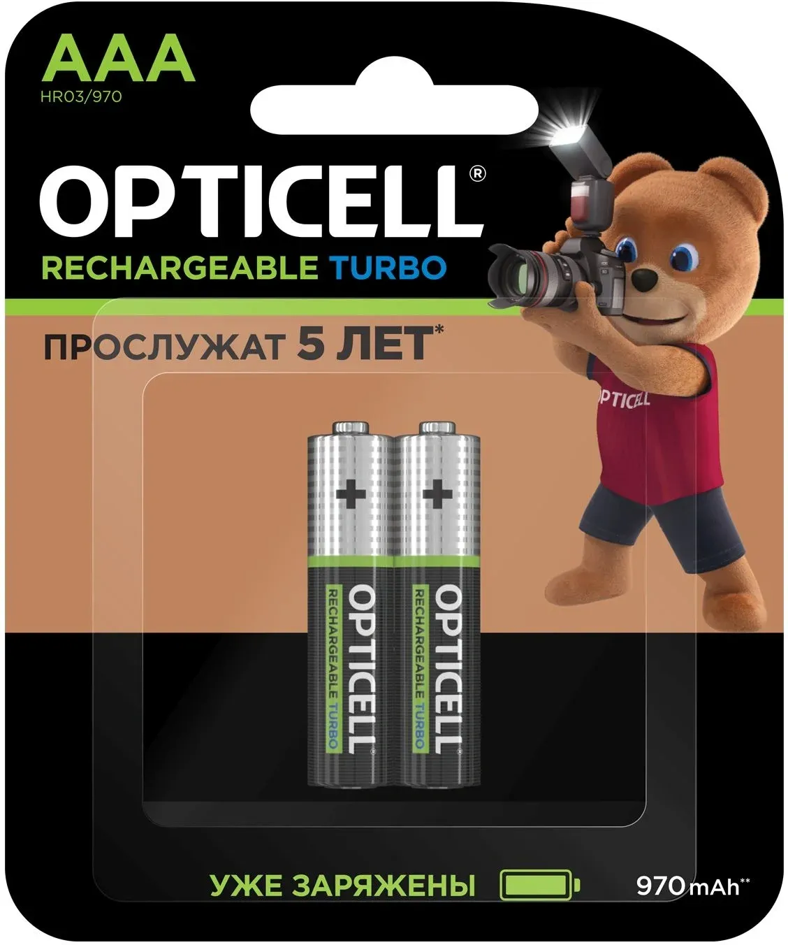 Аккумуляторы и зарядные устройства OPTICELL 6080003 - фото 1