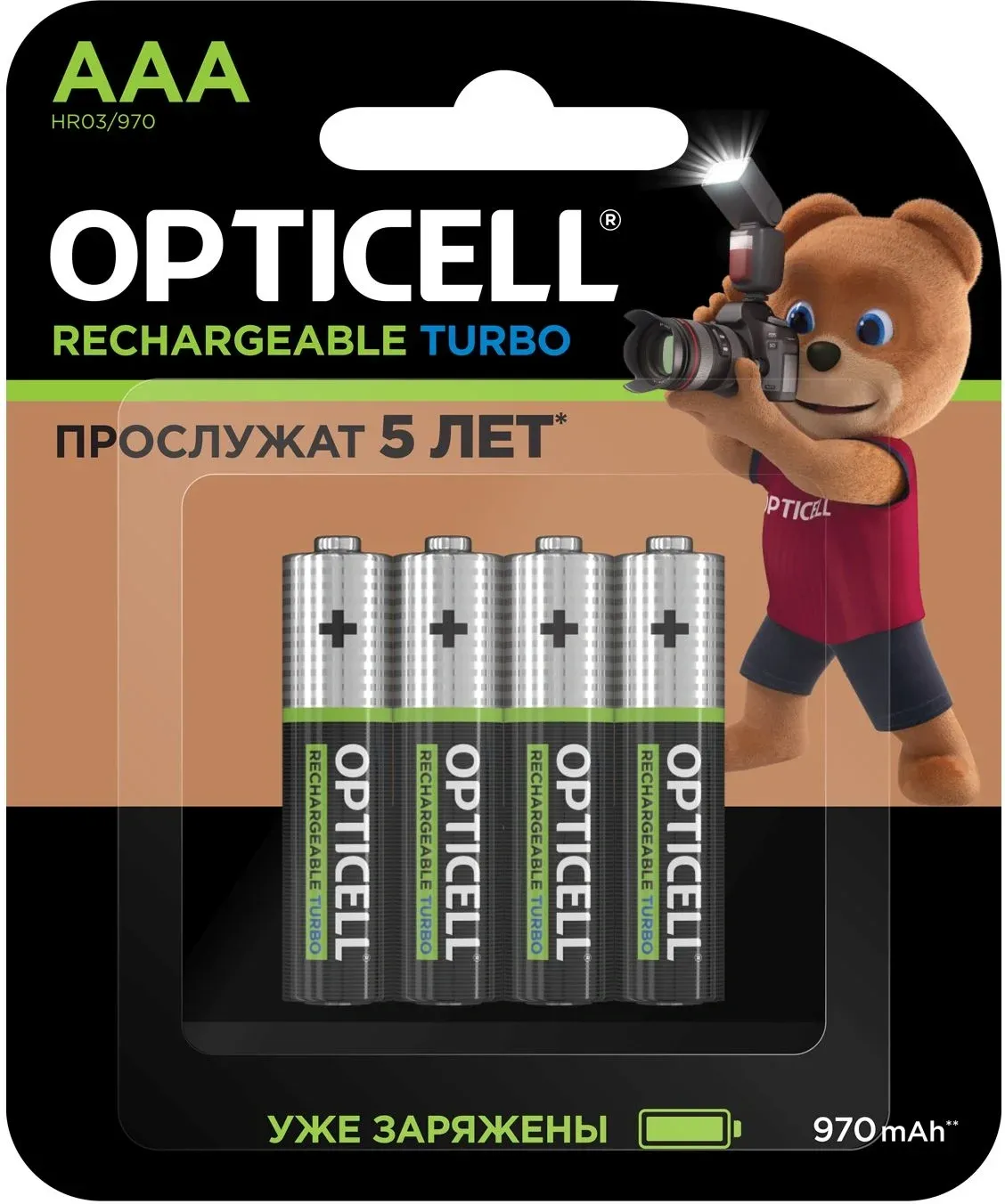 Аккумуляторы и зарядные устройства OPTICELL 6080004 - фото 1