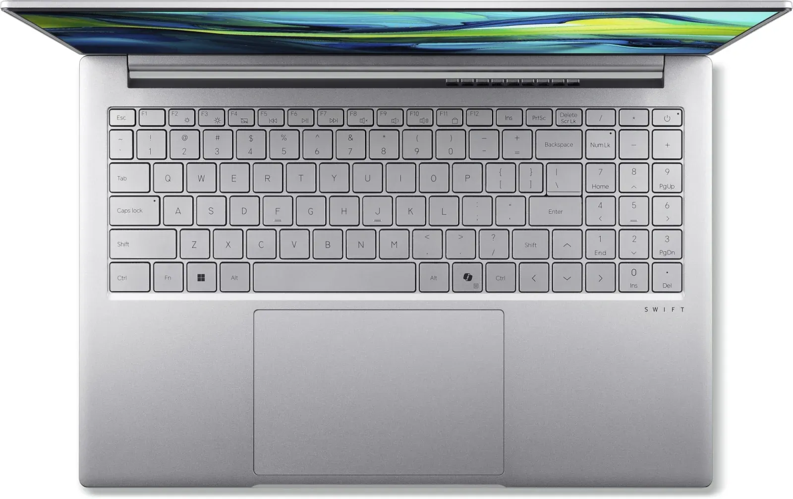 Ноутбук Acer Swift Lite SFL16-51M-54BL Core Ultra 5 115U 16Gb SSD512Gb Intel Graphics 16 IPS WUXGA 1920x1200 без ОС silver WiFi BT Cam 4810mAh NX.D3UCD.002 - фото 4