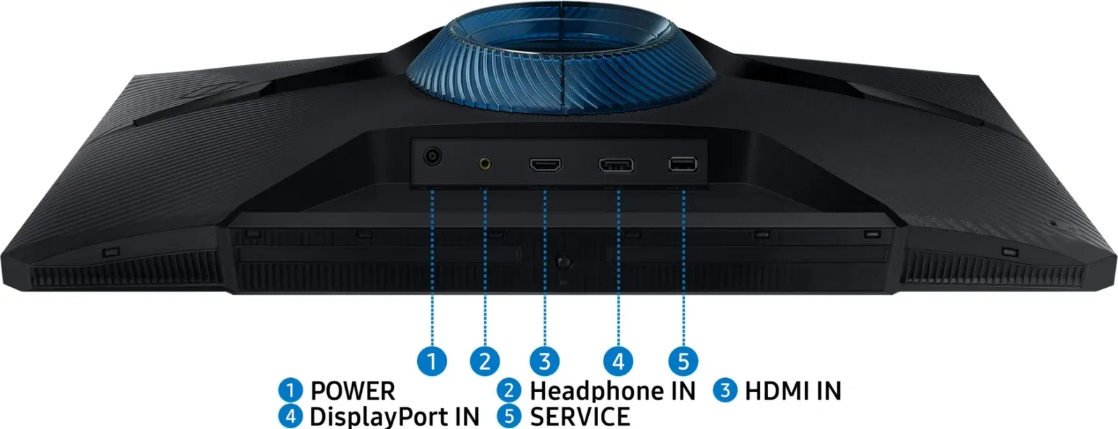 Монитор Samsung 24 Odyssey G3 LS24DG300EUXEN черный VA LED 16:9 HDMI матовая HAS Piv 250cd 178гр/178гр 1920x1080 180Hz FreeSync DP FHD 3.9кг - фото 3