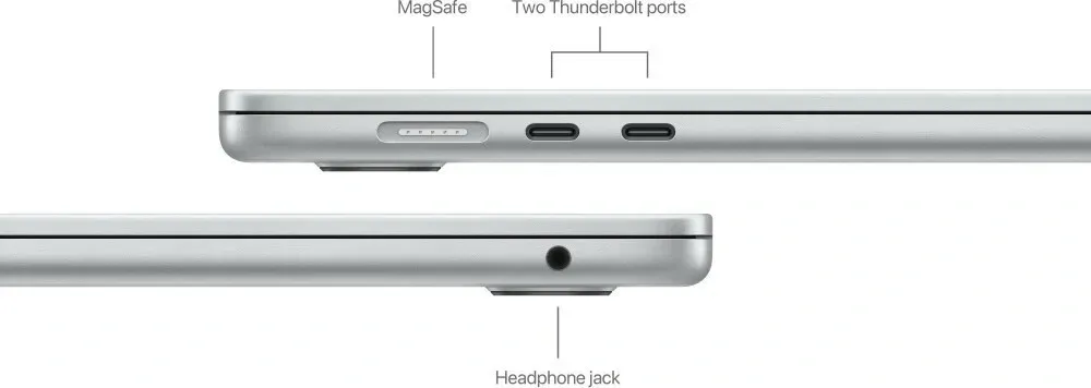 Ноутбук Apple MacBook Air A3114 M3 8 core 16Gb SSD512Gb/10 core GPU 15.3 Liquid Retina 2880x1864 macOS silver WiFi BT Cam MXD23HN/A - фото 6