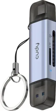 Разветвитель USB 3.2 Cudy UH200 2порт. серебристый - фото 6