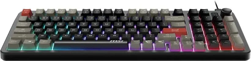 Клавиатуры MSI GK110 черный/серый - фото 2
