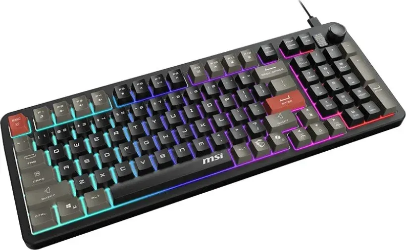 Клавиатуры MSI GK110 черный/серый - фото 4