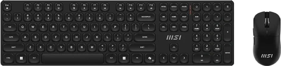 Клавиатура + мышь MSI Forge K210 Combo клав:черный мышь:черный USB беспроводная S11-43RU213-Y92 - фото 4