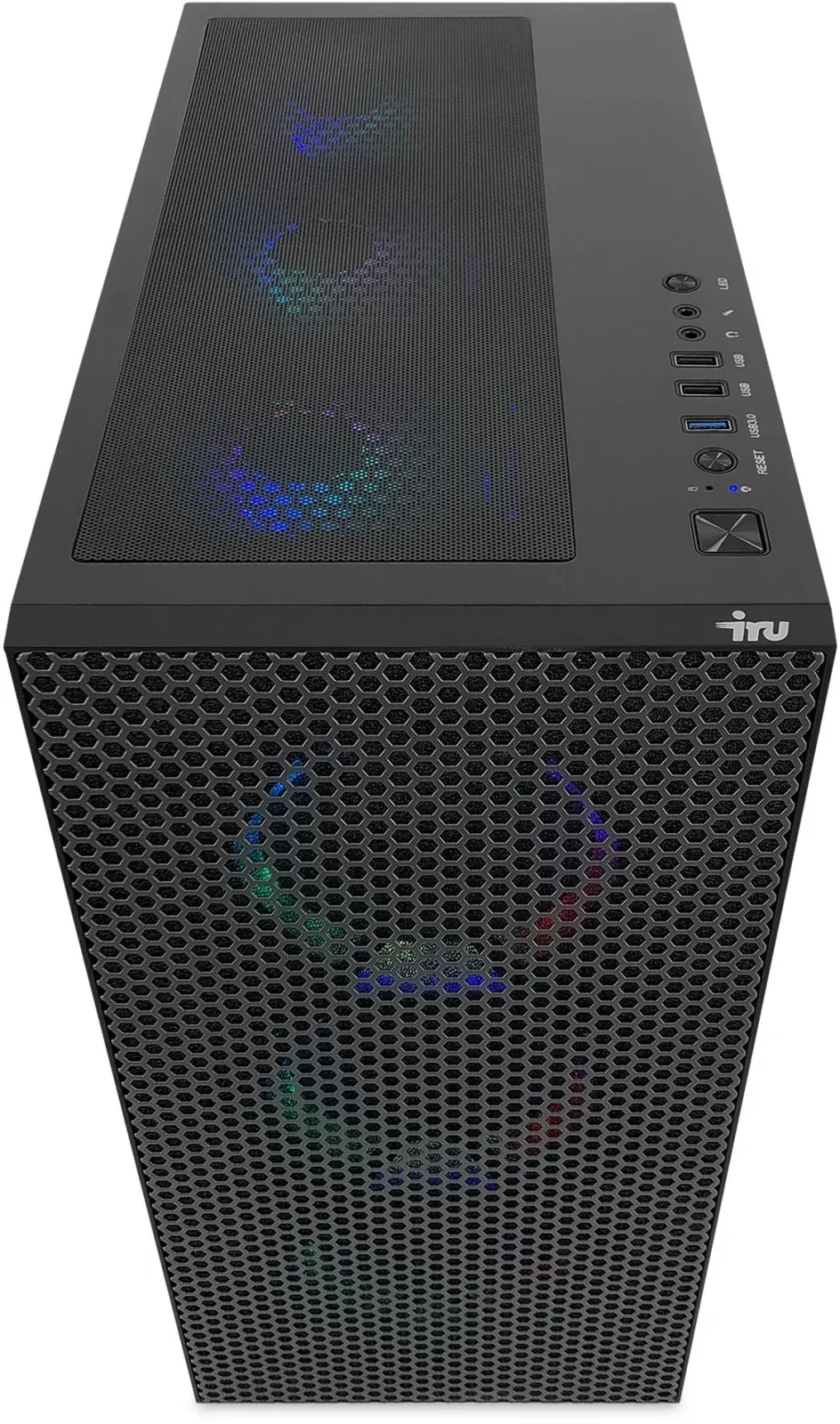 ПК IRU Tactio 510B7GP TWR i7 14700F 2.1 64Gb SSD1Tb RTX5070 12Gb FreeDOS GbitEth 750W черный RUS 2146245 - фото 8