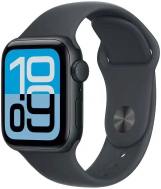 Смарт-часы Apple Watch SE 3 2025 A3325 44мм OLED корп.темная ночь Sport Band рем.темная ночь разм.брасл.:M/L MEHQ4LW/A - фото 8