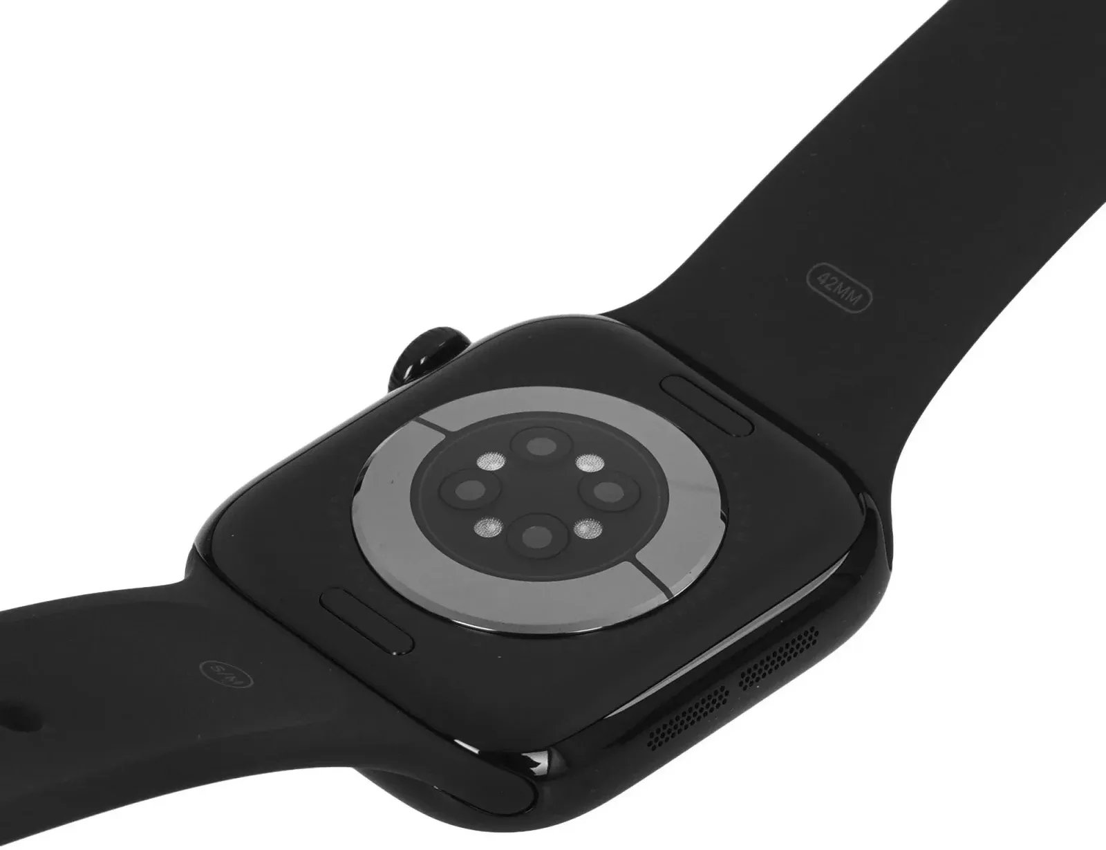 Смарт-часы Apple Watch Series 11 A3331 42мм OLED корп.черный Sport Band рем.черный разм.брасл.:M/L MEQU4LW/A - фото 7