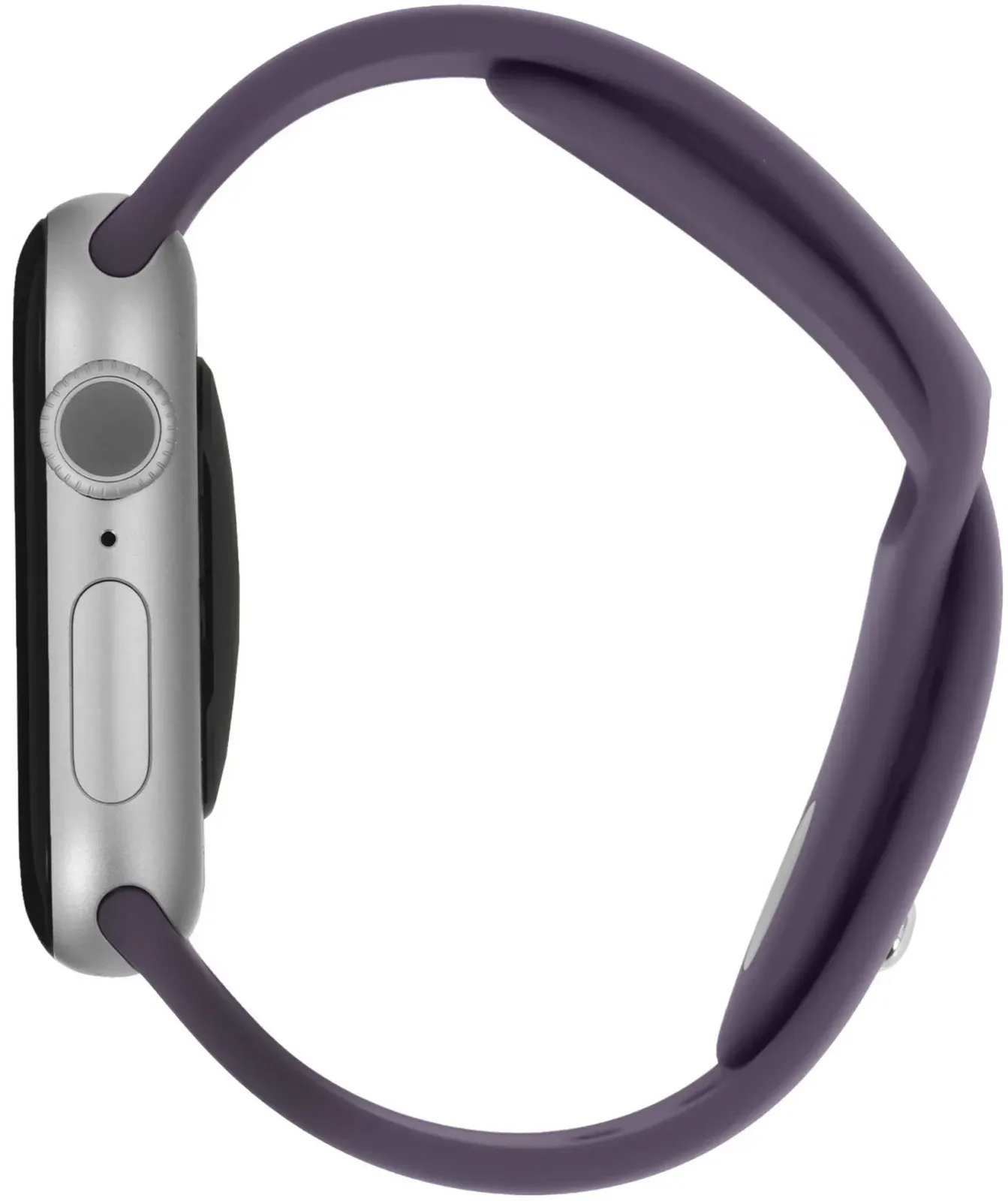 Смарт-часы Apple Watch Series 11 A3333 46мм OLED корп.серебристый Sport Band рем.фиолетовый разм.брасл.:M/L MEVA4AM/A - фото 4