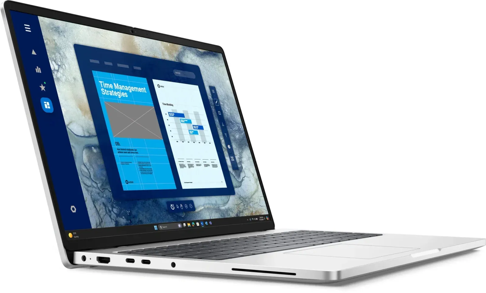 Ноутбук Dell Pro 16 Core Ultra 5 235U 16Gb SSD512Gb Intel Graphics 16 IPS FHD+ 1920x1200 Linux silver WiFi BT Cam PRO16-5653 - фото 8