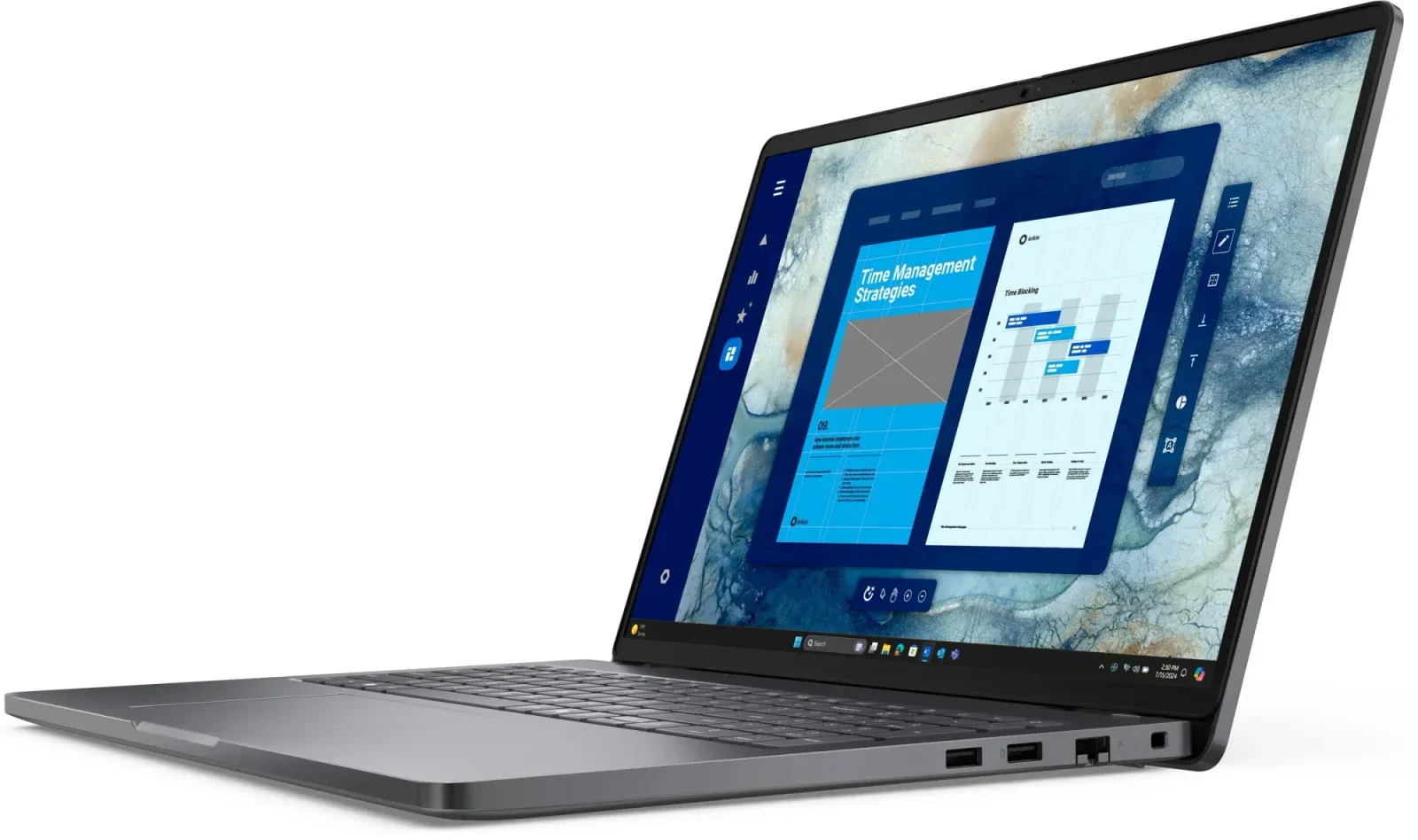 Ноутбук Dell Pro 16 Core Ultra 7 255U 16Gb SSD1Tb Intel Graphics 16 IPS FHD+ 1920x1200 Linux grey WiFi BT Cam PRO16-7613 - фото 3