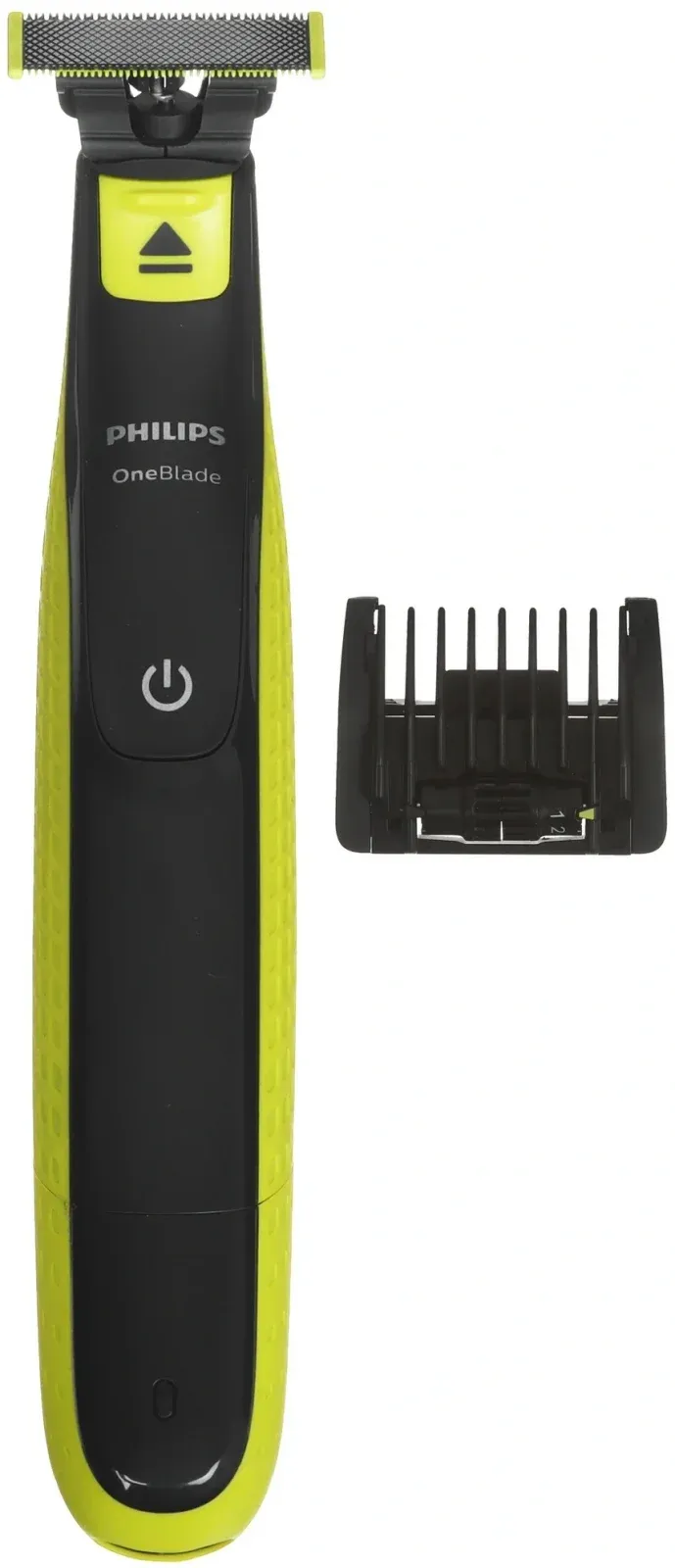 Триммер Philips OneBlade QP2724/20 черный/зеленый насадок в компл:1шт - фото 1