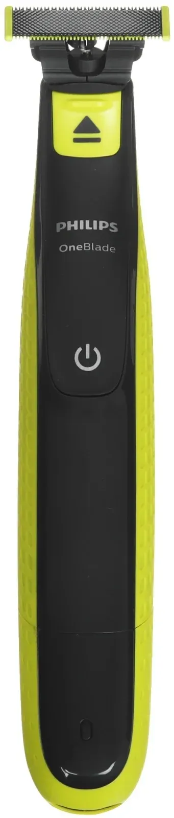 Триммер Philips OneBlade QP2724/20 черный/зеленый насадок в компл:1шт - фото 2