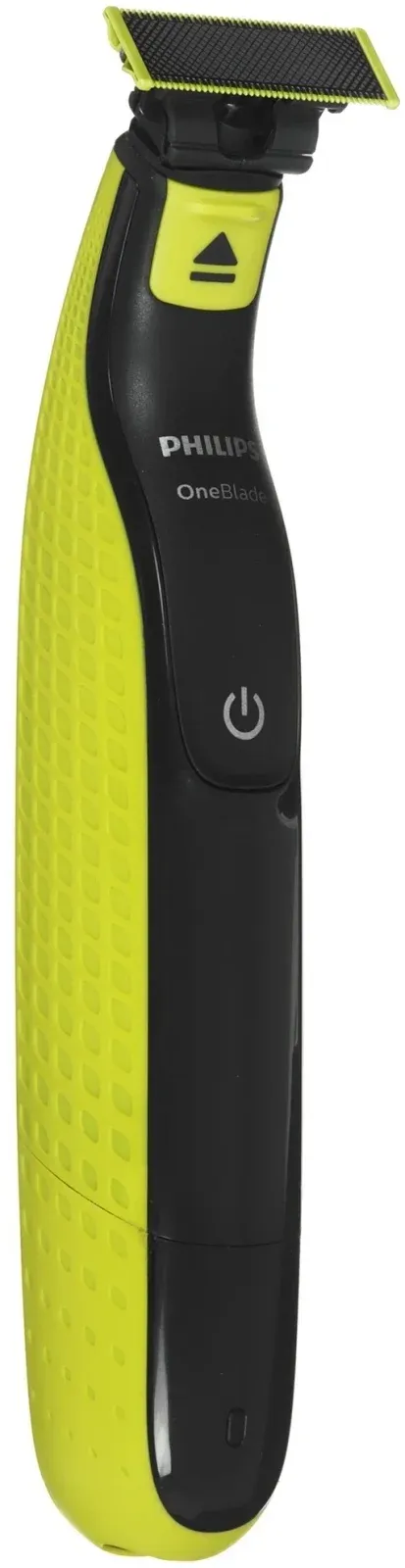 Триммер Philips OneBlade QP2724/20 черный/зеленый насадок в компл:1шт - фото 4