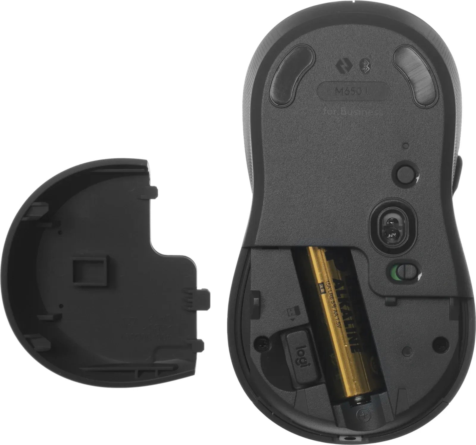 Мышь Logitech M650 L черный оптическая 4000dpi silent беспров. BT/Radio USB 5but 910-006350 - фото 7