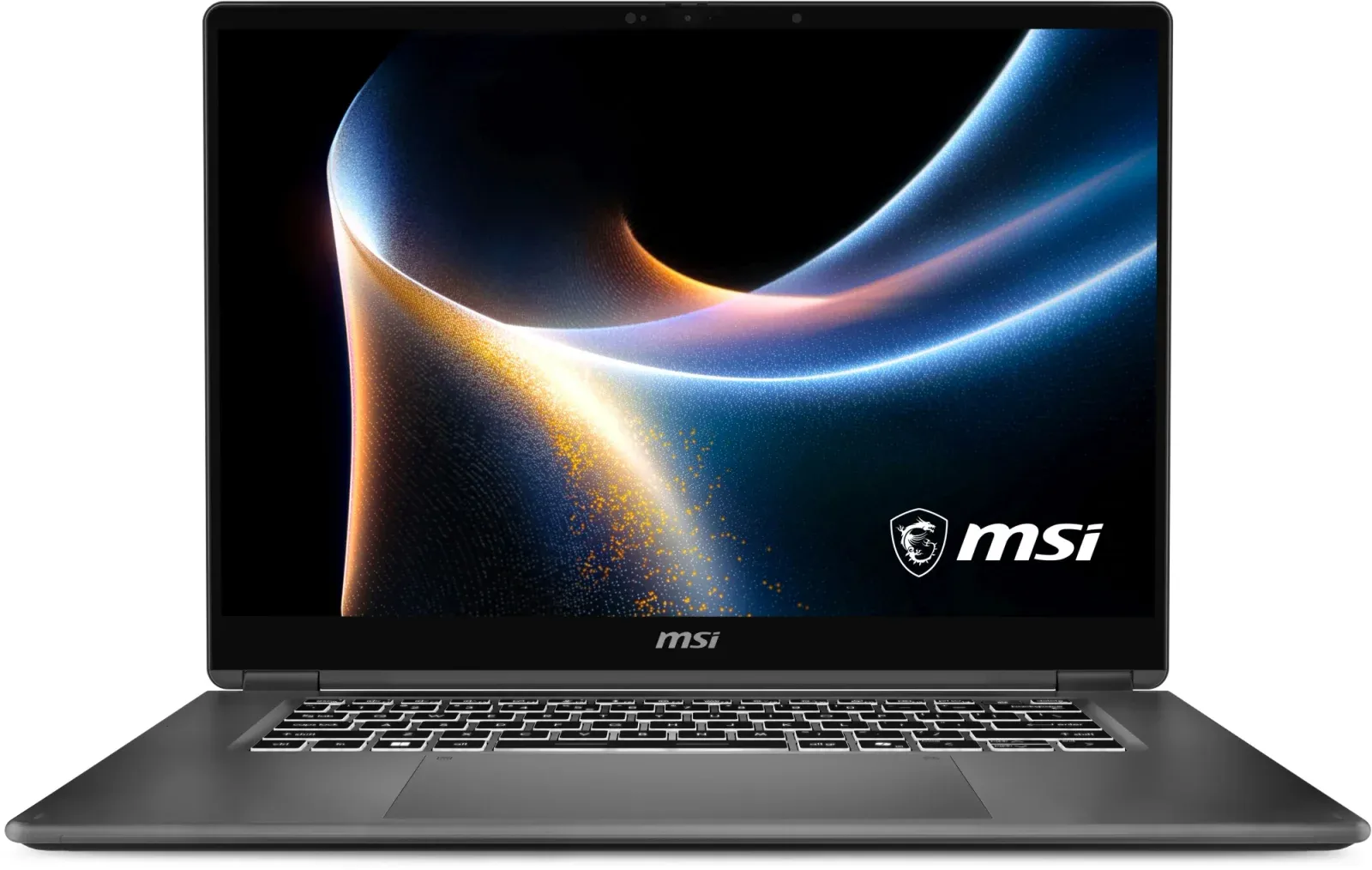 Ноутбук MSI Prestige 16 Flip AI+ C3MTG-028RU Core Ultra 9 386H 32Gb SSD2Tb Intel Arc 16 OLED Touch 2.8K 2880x1800 Windows 11 Pro grey WiFi BT Cam 9S7-262233-028 - фото 1