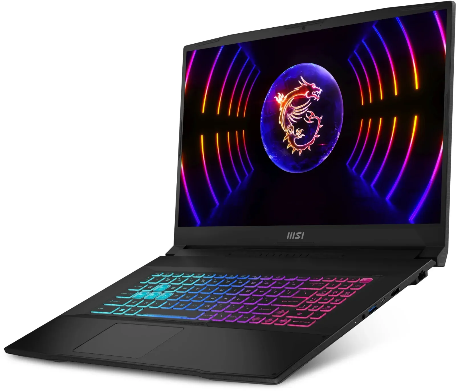 Ноутбук MSI Katana 17 B13VEK-1610XRU Core i7 13620H 16Gb SSD1Tb NVIDIA GeForce RTX4050 6Gb 17.3 IPS FHD 1920x1080 без ОС black WiFi BT Cam 9S7-17L541-1610 - фото 2