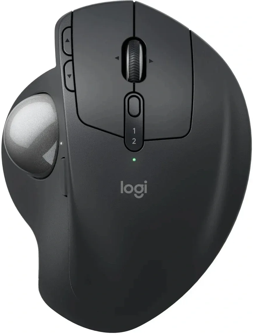 Трекбол Logitech Trackball MX Ergo S графитовый оптическая 2048dpi silent беспров. BT/Radio USB 8but 910-007263 - фото 1