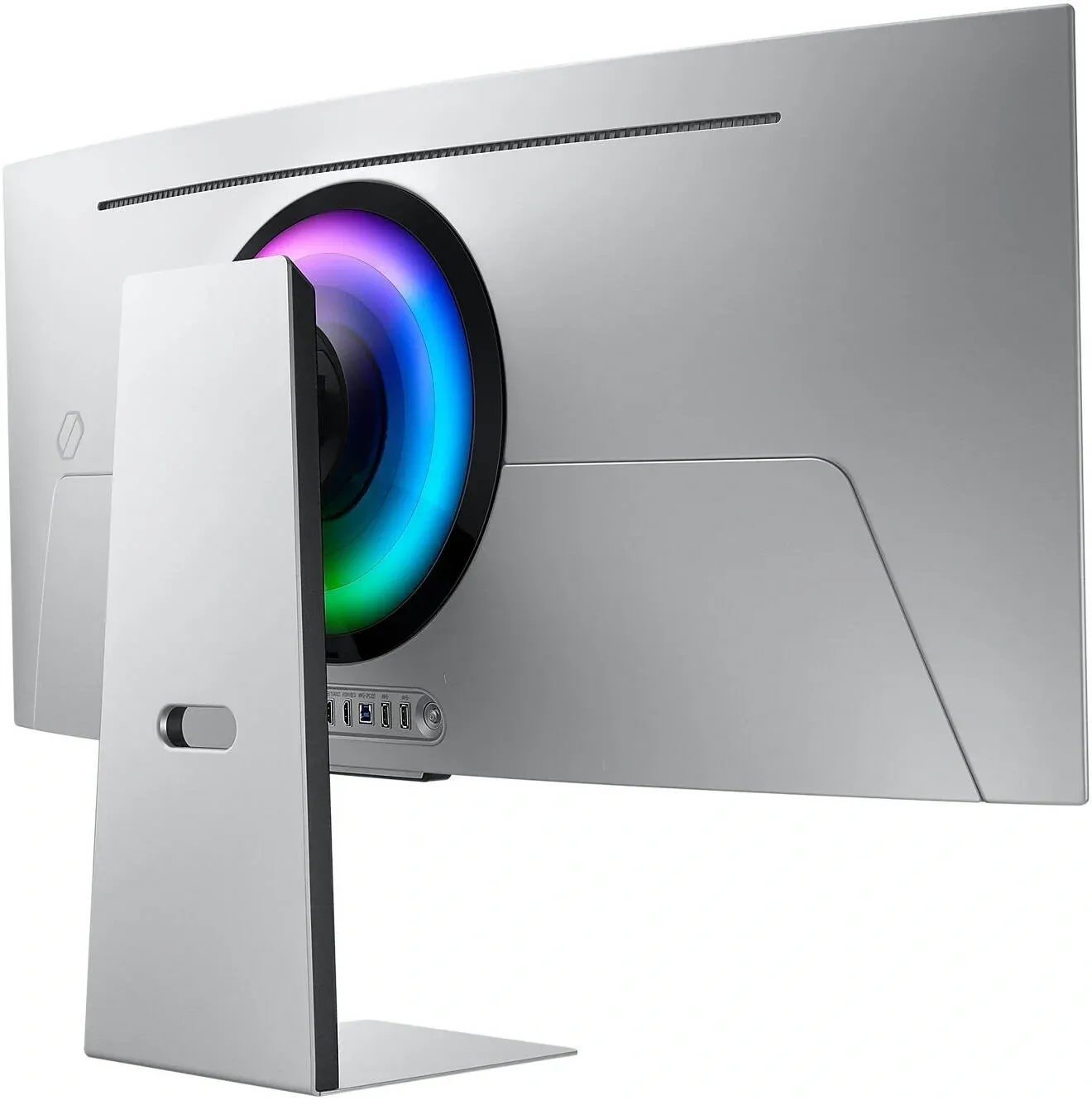 Монитор Samsung 34 Odyssey OLED G8 S34DG852SMXUE серебристый OLED LED 21:9 M/M полуматовая HAS 250cd 178гр/178гр 3440x1440 175Hz DP UW USB 7.5кг - фото 3
