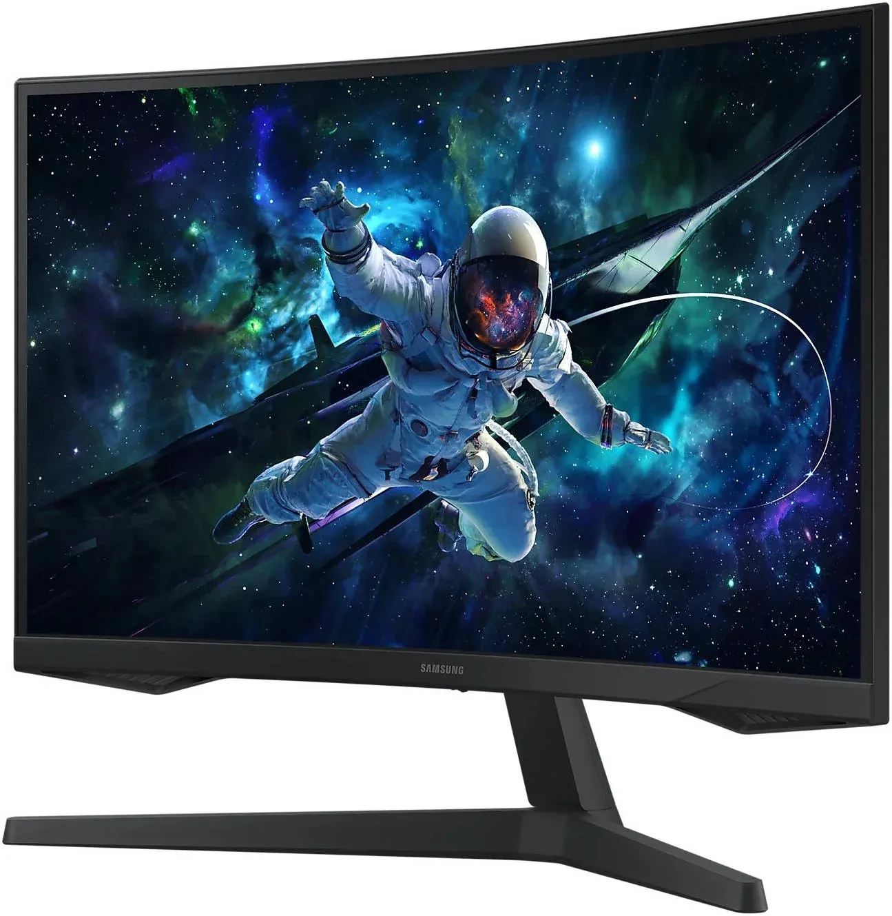 Монитор Samsung 27 Odyssey G5 S27CG552EMXUE черный VA LED 16:9 HDMI матовая 300cd 178гр/178гр 2560x1440 165Hz FreeSync DP 2K USB 4.1кг - фото 2