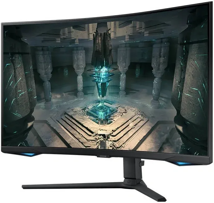 Монитор Samsung 31.5 Odyssey G6 S32BG650EMXUE черный VA LED 16:9 HDMI полуматовая HAS Piv 2500:1 350cd 178гр/178гр 2560x1440 240Hz FreeSync Premium Pro DP 2K USB 7.4кг - фото 2