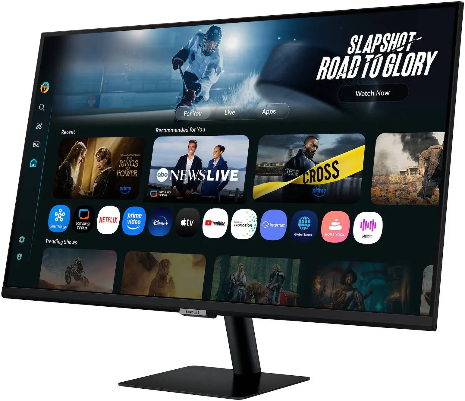 Монитор Samsung 32 LS32FM702UMXUE черный VA LED 4ms 16:9 HDMI M/M матовая 3000:1 300cd 178гр/178гр 3840x2160 60Hz 4K USB 6.5кг - фото 3