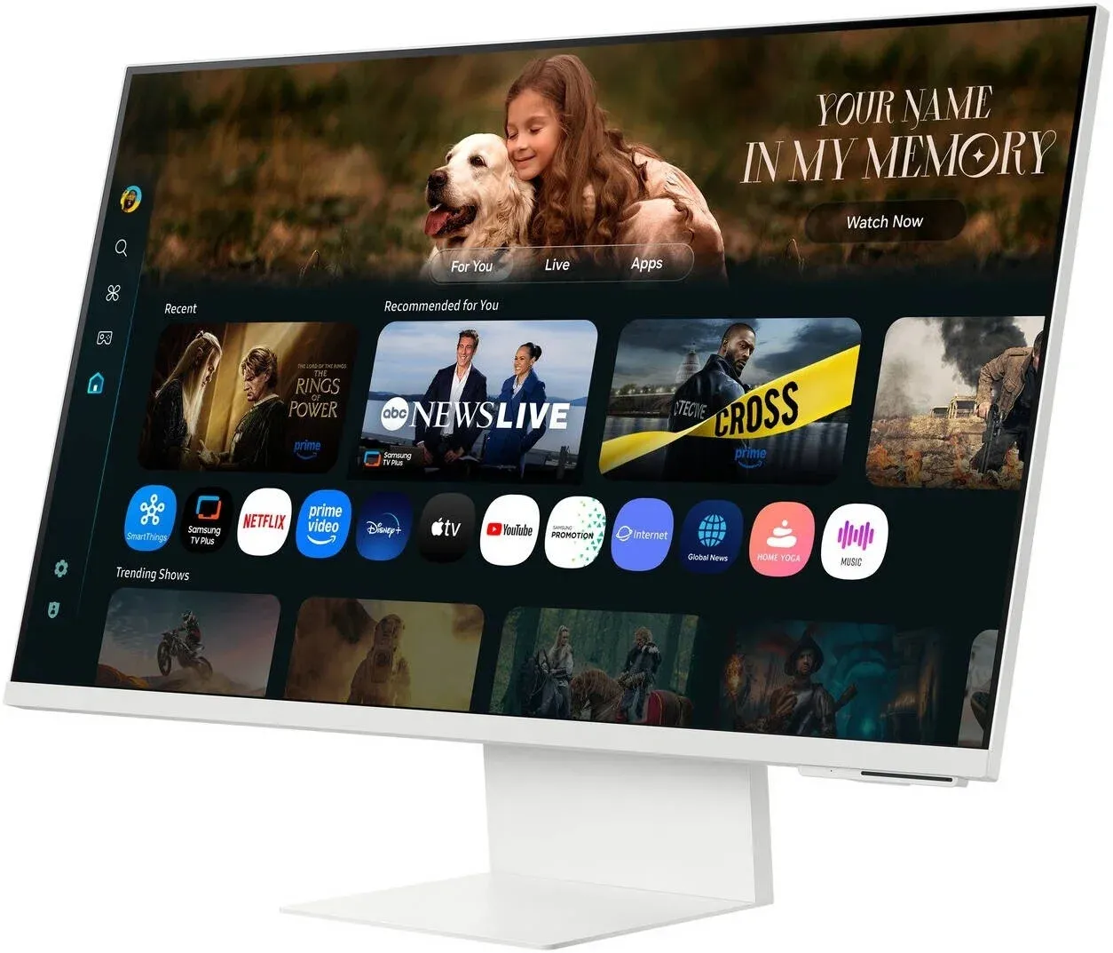 Монитор Samsung 32 S32FM801UMXUE белый VA LED 16:9 HDMI M/M Cam матовая HAS 3000:1 400cd 178гр/178гр 3840x2160 60Hz 4K USB 7кг - фото 7