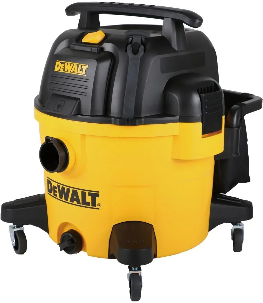Строительный пылесос DeWalt DXV34PTA 1200Вт уборка: сухая/влажная/выдув/сбор воды желтый - фото 1
