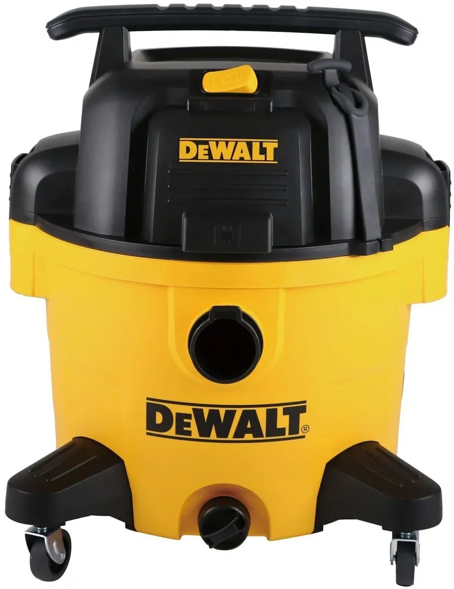 Строительный пылесос DeWalt DXV34PTA 1200Вт уборка: сухая/влажная/выдув/сбор воды желтый - фото 2