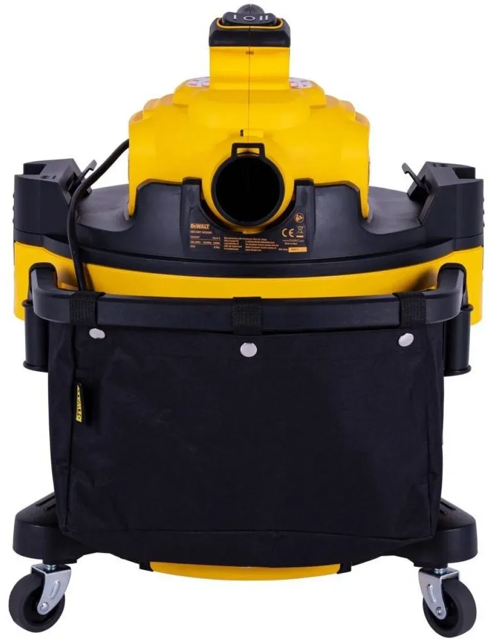 Строительный пылесос DeWalt DXV234P 1080Вт уборка: сухая/влажная/выдув/сбор воды желтый - фото 8