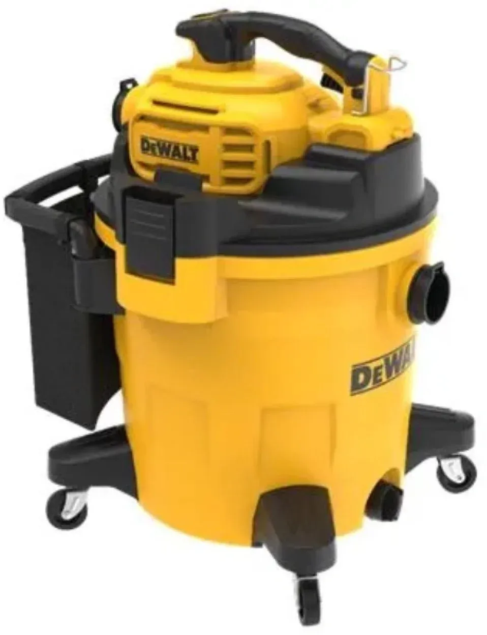 Строительный пылесос DeWalt DXV245P 1400Вт уборка: сухая/влажная/выдув/сбор воды желтый - фото 3