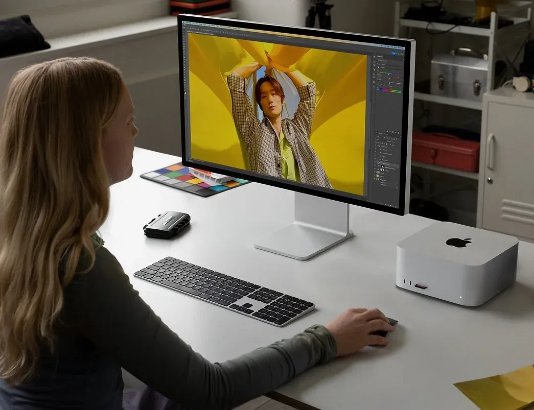 ПК Apple Mac studio A2901 M2 Max 12 core 3.5 32Gb SSD512Gb 30 core GPU CR macOS 10GbEth WiFi BT серебристый MQH73HN/A - фото 7