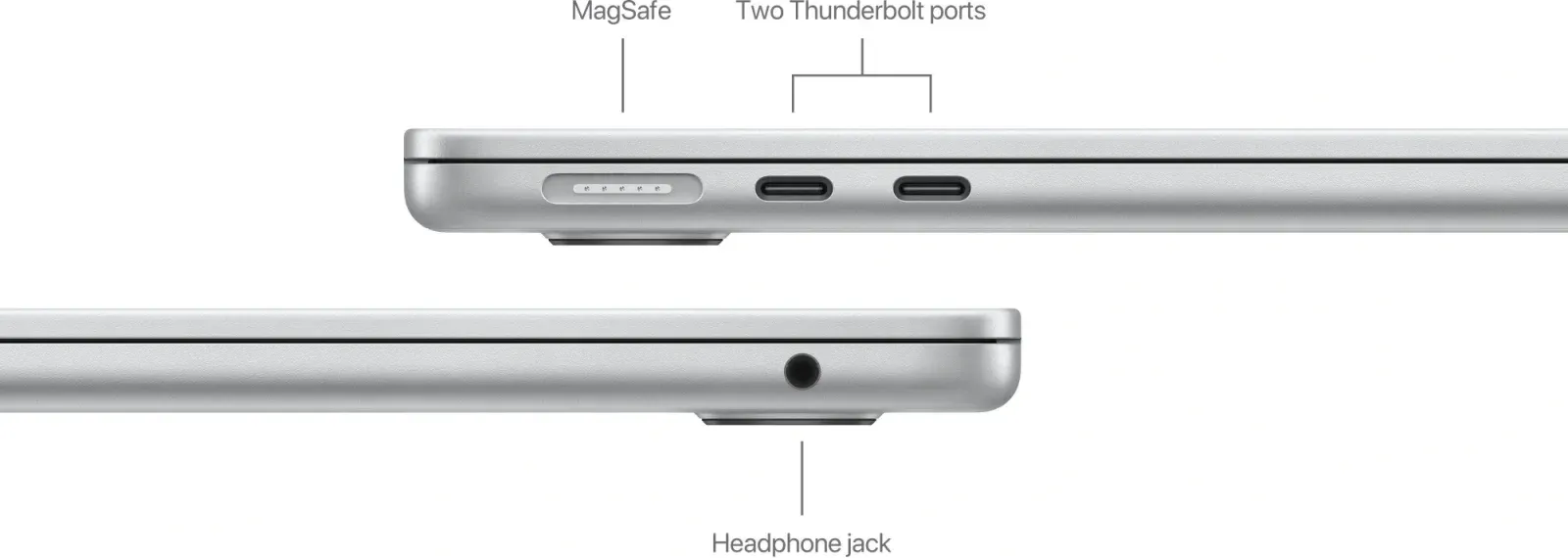 Ноутбук Apple MacBook Air A3113 M3 8 core 24Gb SSD512Gb/10 core GPU 13.6 Liquid Retina 2560x1664 macOS silver WiFi BT Cam MC8N4HN/A - фото 6