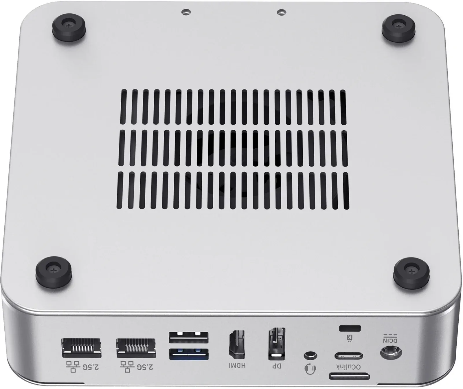 Неттоп Acer Gadget E10 ERBox X Ryzen 7 H 255 3.8 16Gb SSD512Gb 780M Windows 11 Pro 2x2.5GbitEth WiFi BT 120W серебристый - фото 2