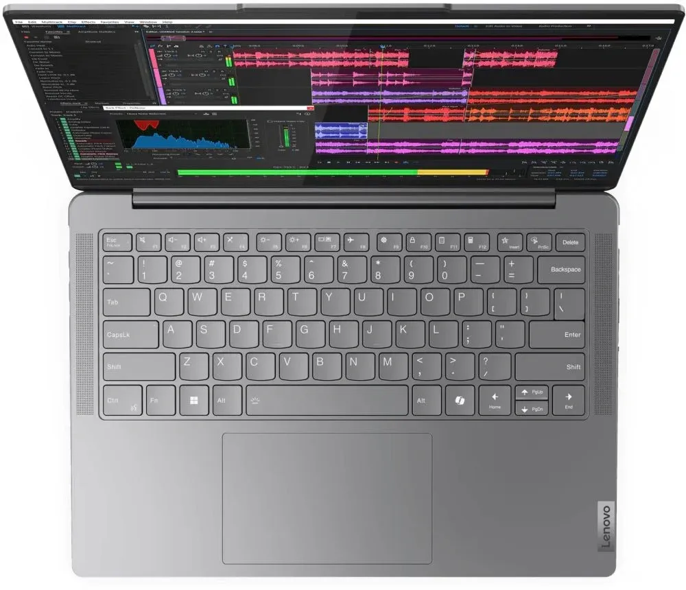 Ноутбук Lenovo Yoga Slim 7 14IMH9 Core Ultra 5 125H 16Gb SSD512Gb Intel Arc 14 OLED WUXGA 1920x1200 без ОС grey WiFi BT Cam 83CV00EARK - фото 4