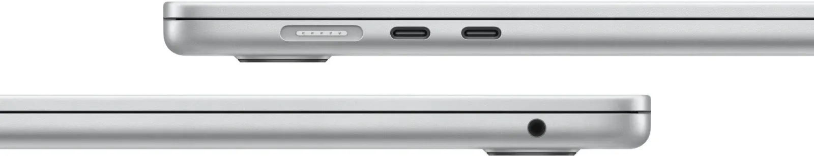 Ноутбук Apple MacBook Air A3241 M4 10 core 24Gb SSD512Gb/10 core GPU 15.3 Liquid Retina 2880x1864 macOS silver WiFi BT Cam MC6J4LL/A - фото 4
