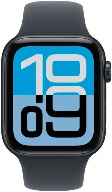 Смарт-часы Apple Watch SE 3 2025 A3325 44мм OLED корп.темная ночь Sport Band рем.темная ночь разм.брасл.:M/L MEHQ4X/A - фото 5
