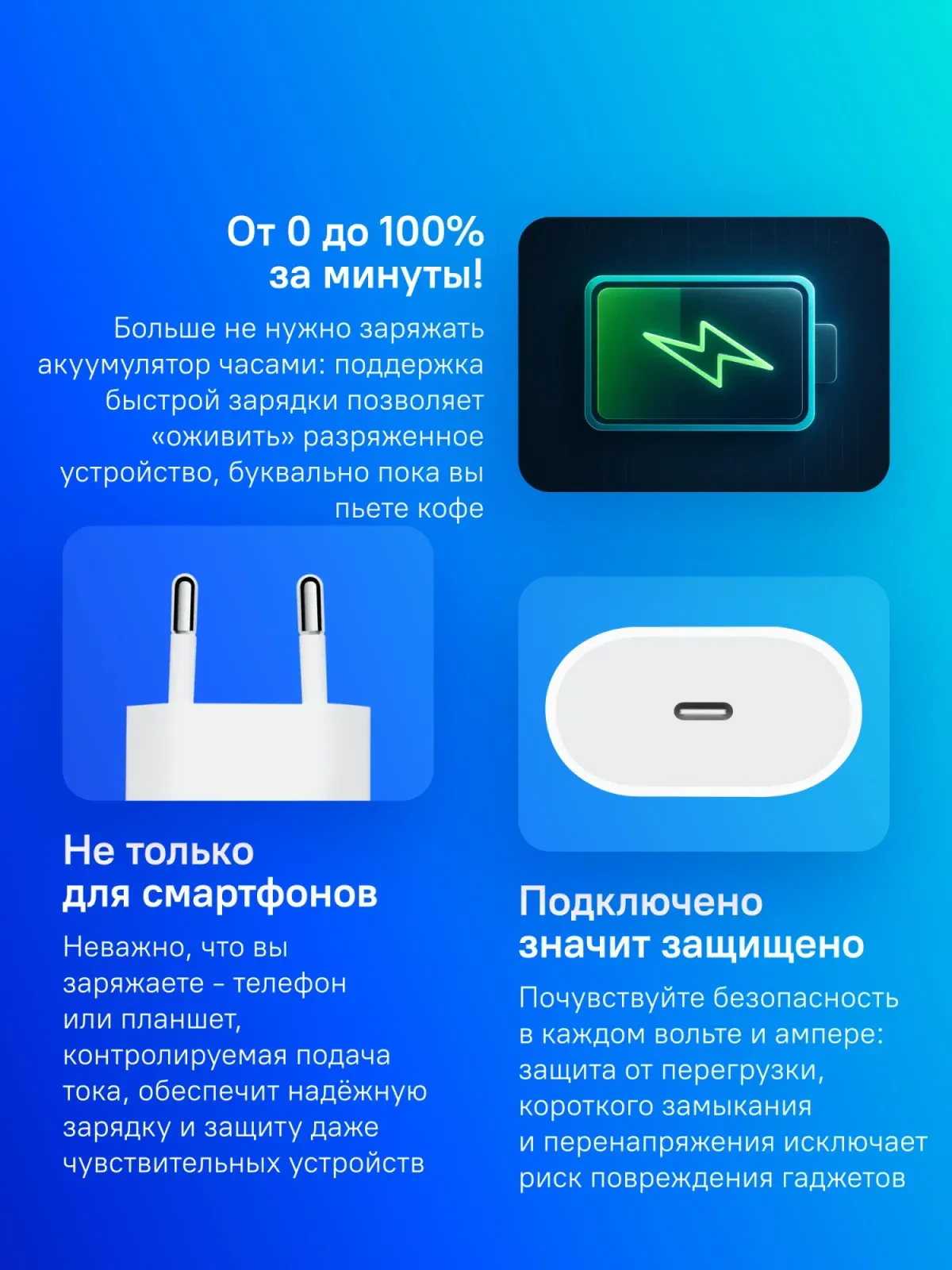 Сетевое зар./устр. Apple A2347 20W 2.2A PD для Apple белый MD3J4ZM/A - фото 2