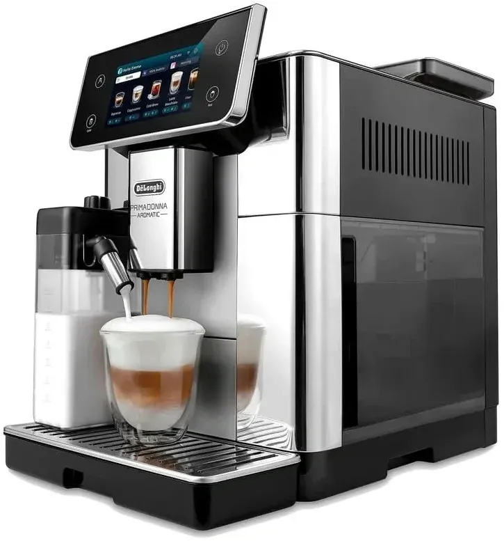 Кофемашина Delonghi ECAM630.55.SSM 1450Вт черный/серебристый - фото 1