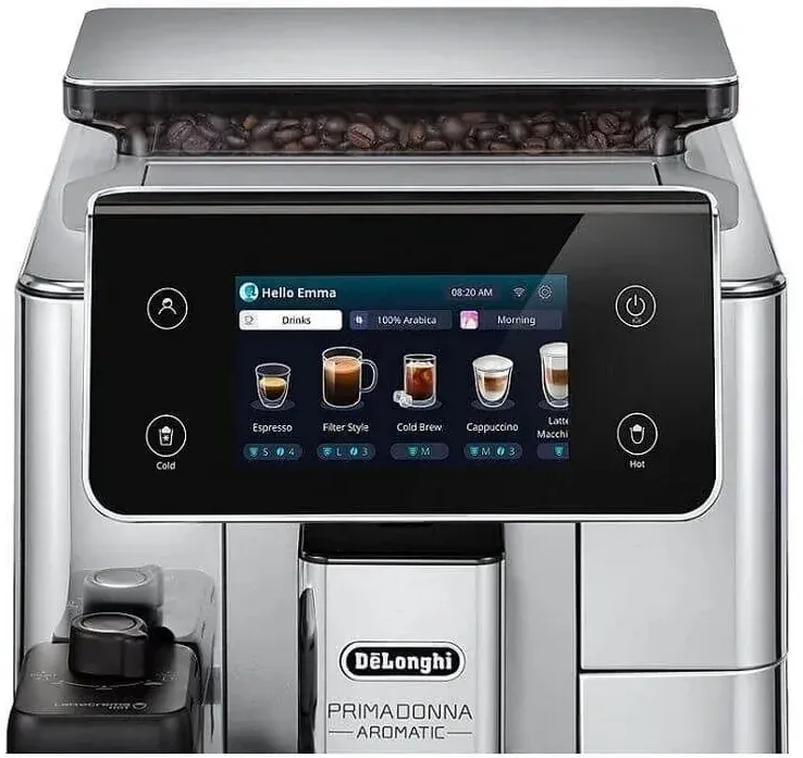 Кофемашина Delonghi ECAM630.55.SSM 1450Вт черный/серебристый - фото 3