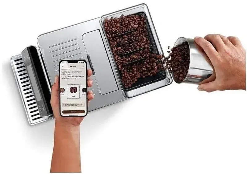 Кофемашина Delonghi ECAM630.55.SSM 1450Вт черный/серебристый - фото 4