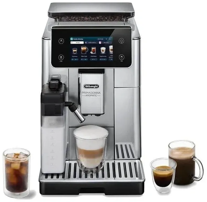 Кофемашина Delonghi ECAM630.55.SSM 1450Вт черный/серебристый - фото 5