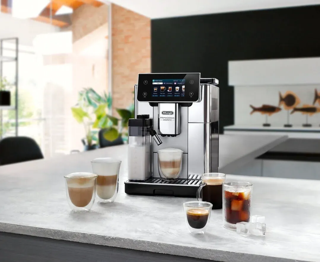 Кофемашина Delonghi ECAM630.55.SSM 1450Вт черный/серебристый - фото 8