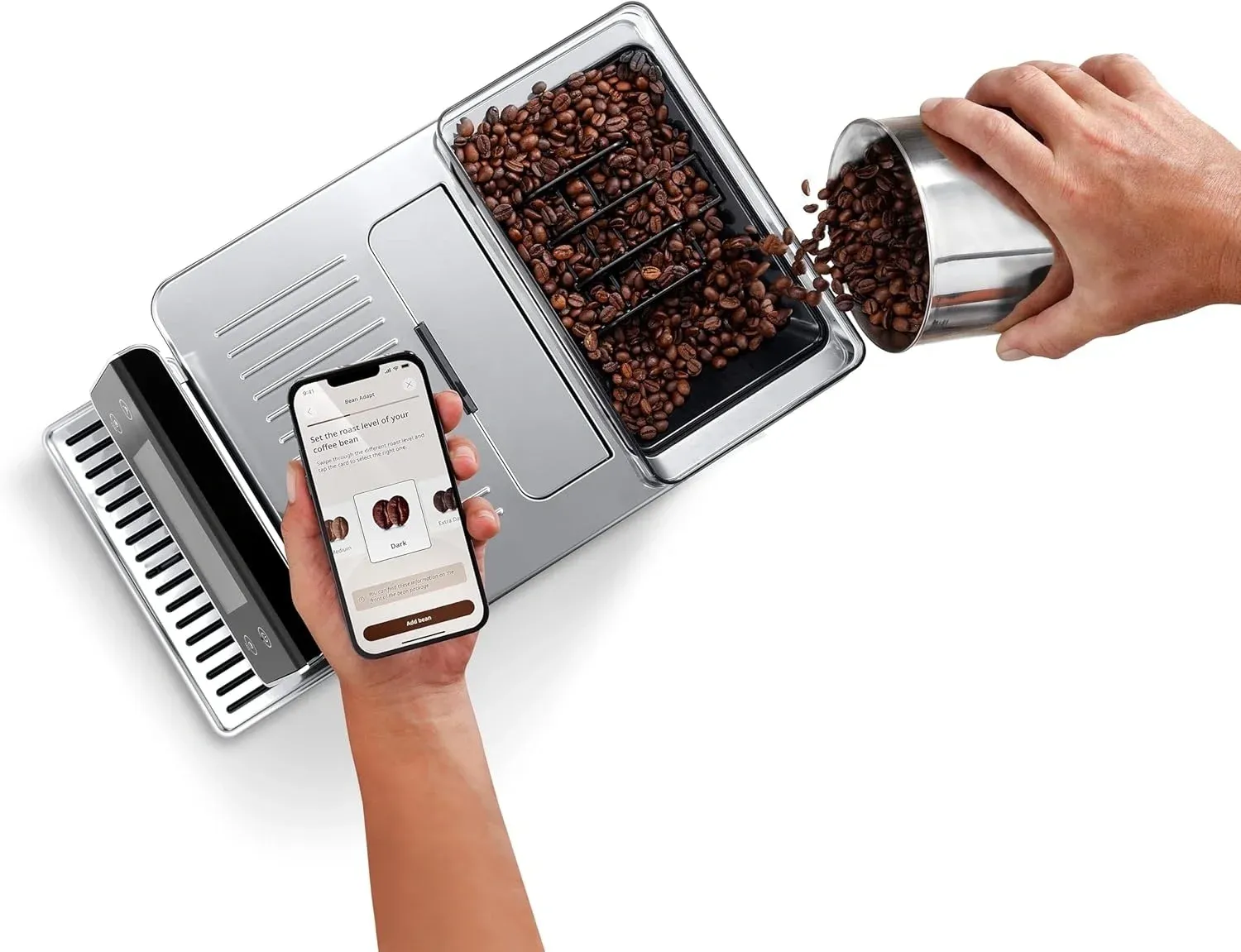 Кофемашина Delonghi ECAM630.75.TM 1450Вт черный/серебристый - фото 8