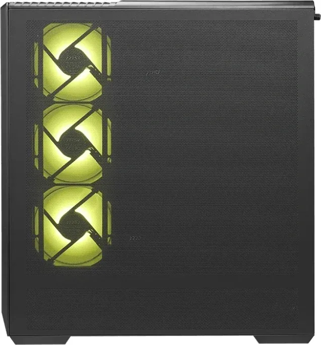 Корпус MSI MAG Pano 130R PZ черный без БП ATX 6x120mm 2x140mm 2xUSB3.0 audio AirDuct bott PSU - фото 3