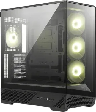 Корпус MSI MAG Pano 130R PZ черный без БП ATX 6x120mm 2x140mm 2xUSB3.0 audio AirDuct bott PSU - фото 4