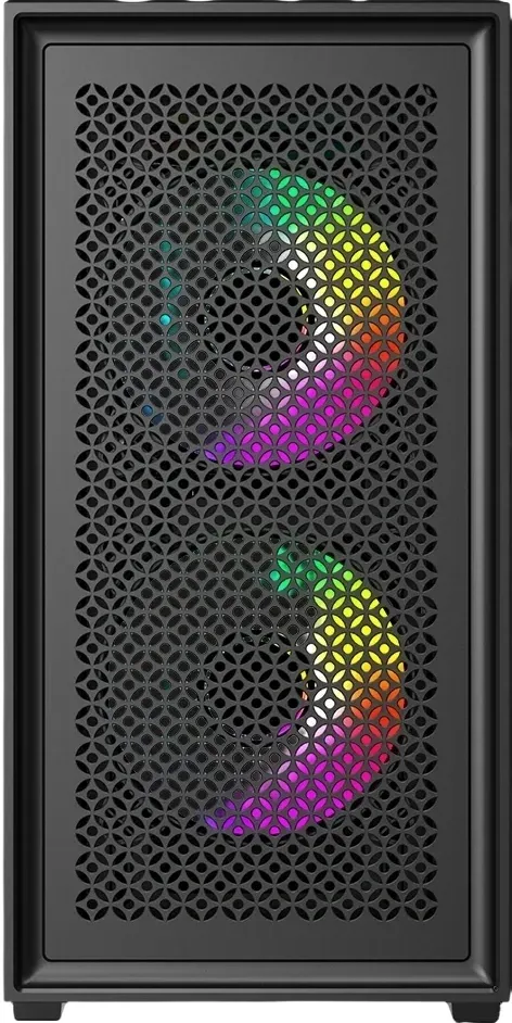 Корпус Accord ACC-1902 черный без БП mATX 7x120mm 2xUSB2.0 1xUSB3.0 audio bott PSU - фото 4