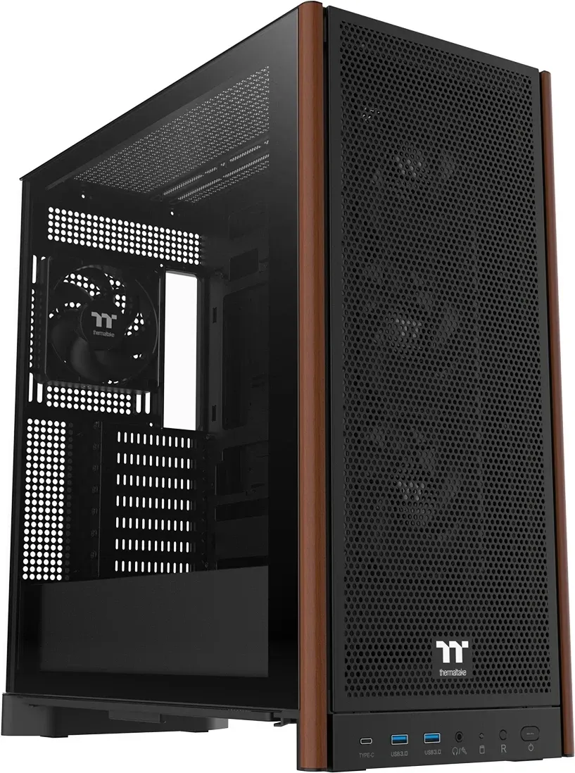 Корпус Thermaltake S370 WS черный без БП ATX 5x120mm 8x140mm 1xUSB3.0 audio bott PSU - фото 2