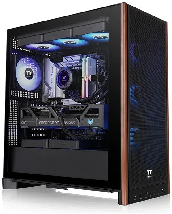 Корпус Thermaltake S370 WS черный без БП ATX 5x120mm 8x140mm 1xUSB3.0 audio bott PSU - фото 4